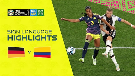 Alemania vs Colombia | Grupo H | Copa Mundial Femenina de la FIFA Australia & Nueva Zelanda 2023™ | Highlights (Lengua de signos)