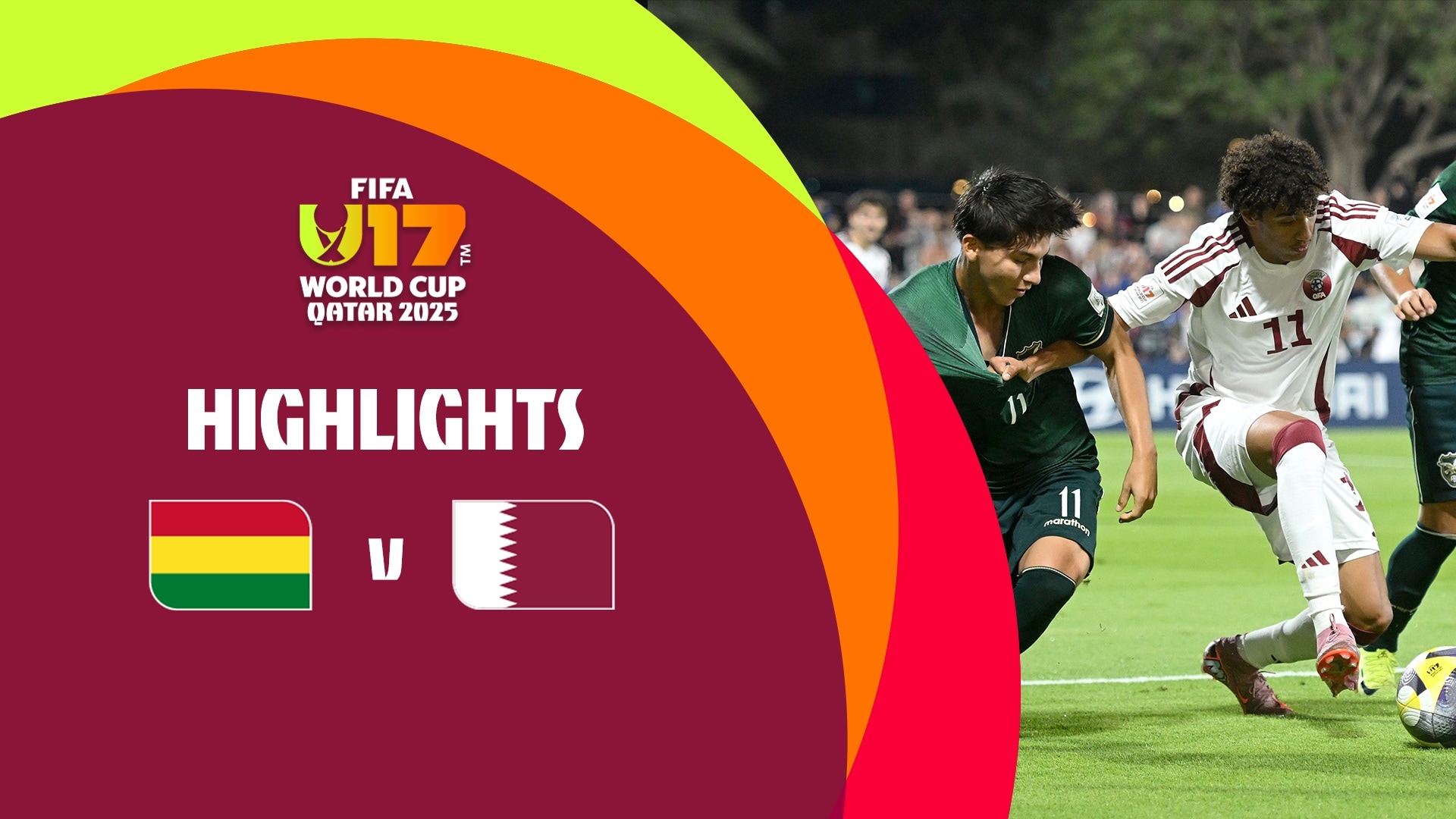 Bolivie - Qatar | Coupe du Monde U-17 de la FIFA, Qatar 2025™ | Résumé vidéo