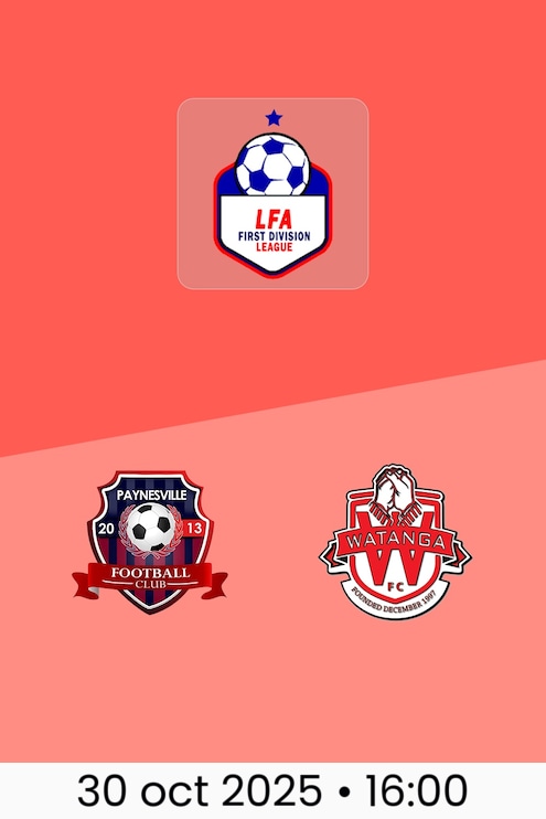 Paynesville FC vs Watanga FC | LFA First Division League 2025/26