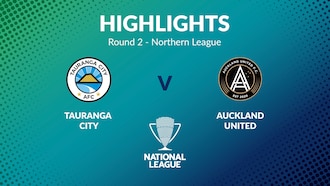 Tauranga City v Auckland United FC | Round 2 | Northern League | Men's National League Regional Phase | Highlights