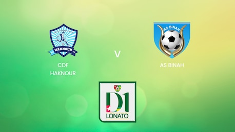 CDF Haknour x AS Binah | Championnat de Première Division D1 2024/25 | Jogo completo