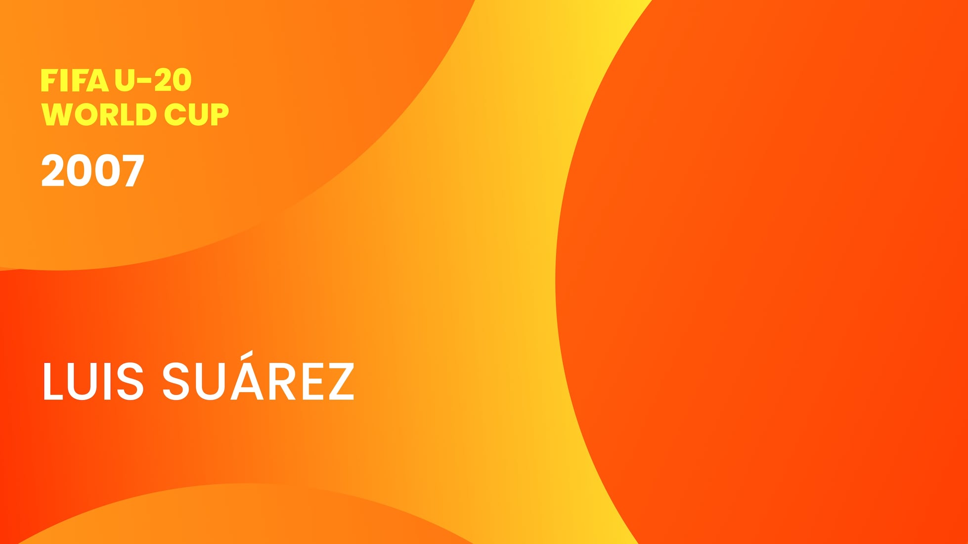 Luis Suárez a 20 anni | Coppa del Mondo FIFA U-20 Canada 2007