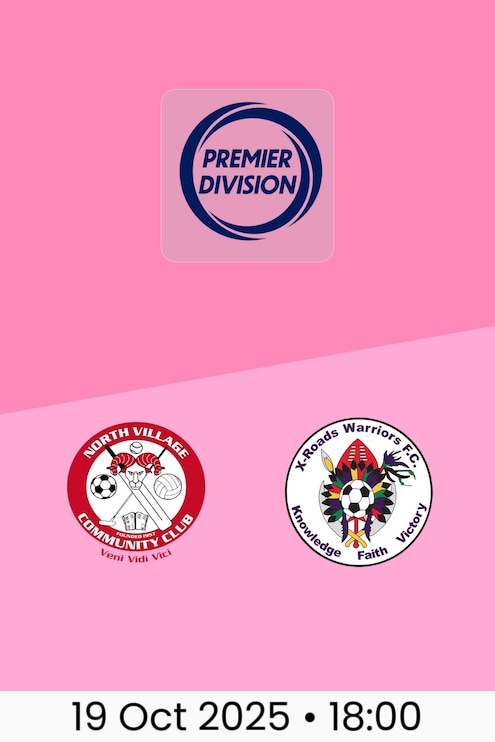 North Village Rams v X-Roads Warriors FC | Bermuda Premier Division 2025/26