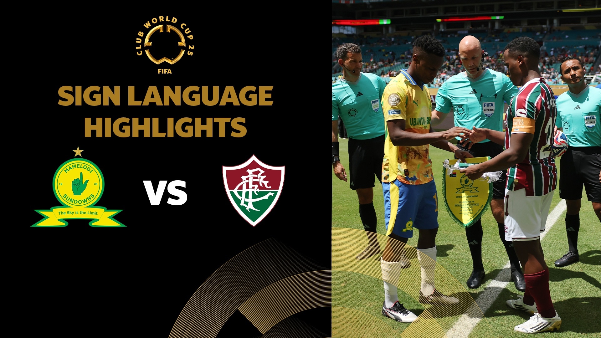 Mamelodi Sundowns FC v Fluminense FC | Group F | FIFA Club World Cup 2025™ | Highlights (Sign Language)