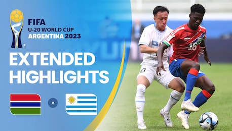 Gambia - Uruguay | Achtelfinale | FIFA U-20-Weltmeisterschaft Argentinien 2023™ | Erweiterte Highlights