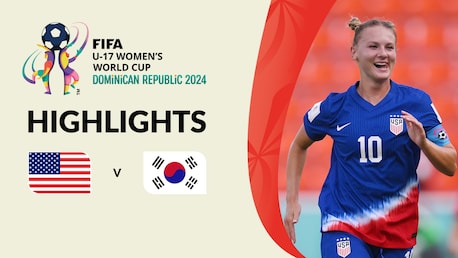 EEUU vs República de Corea | Grupo B | Copa Mundial Femenina Sub-17 de la FIFA República Dominicana 2024™ | Highlights