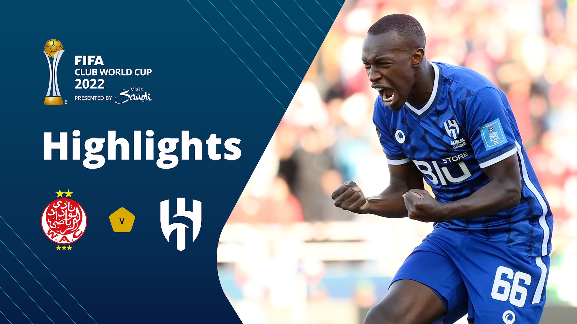 Wydad AC - Al-Hilal SFC | Zweite Runde | FIFA Klub-Weltmeisterschaft Marokko 2022™ | Highlights