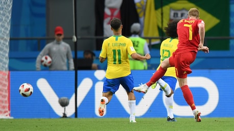 Kevin De Bruyne Goal 31' | Brazil v Belgium | 2018 FIFA World Cup Russia™