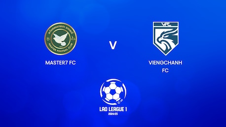 Master7 FC - Viengchanh FC | Lao League 1 2024/25 | Match completo