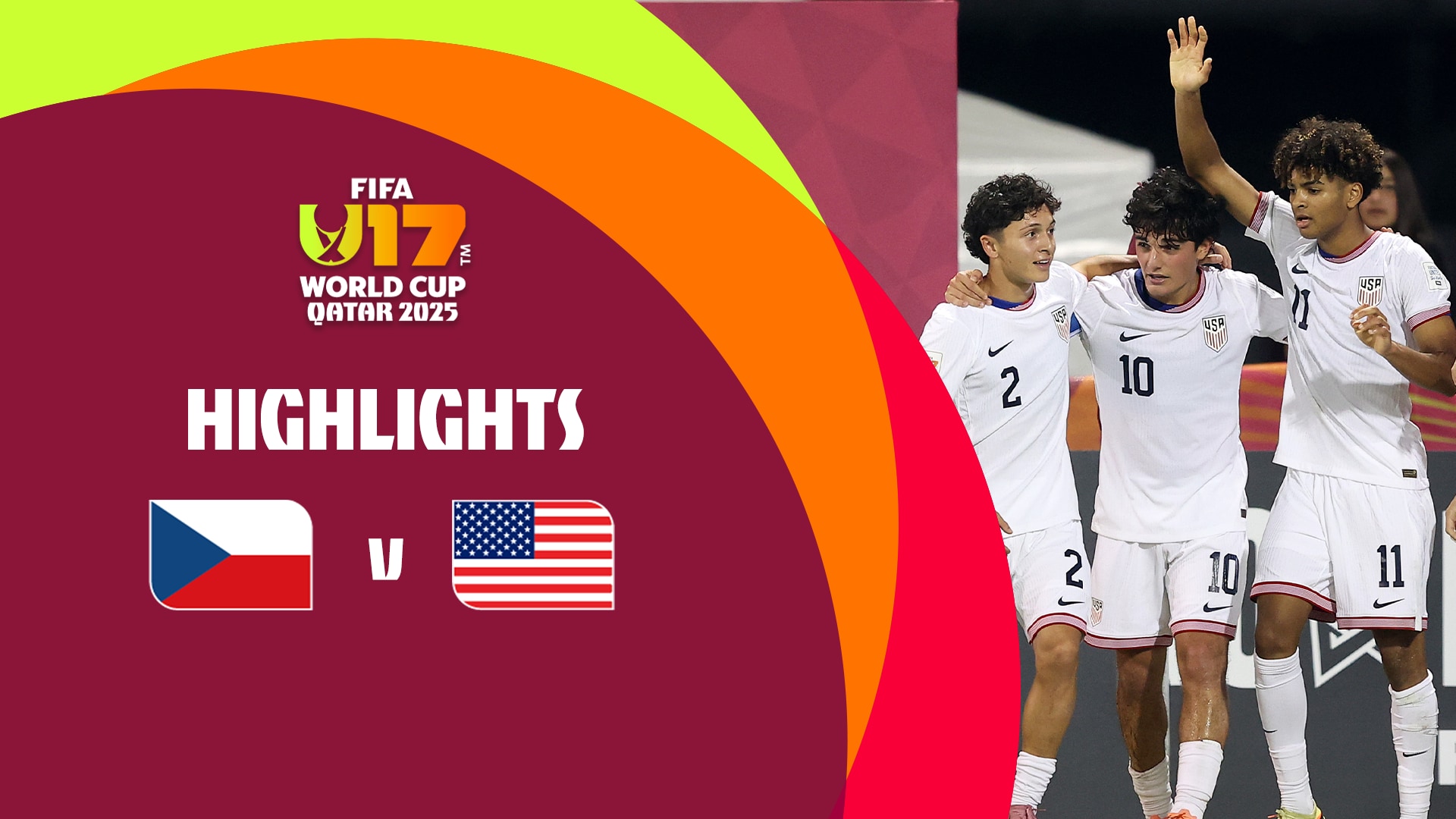 Tschechien - USA | FIFA U-17-Weltmeisterschaft Katar 2025™ | Highlights