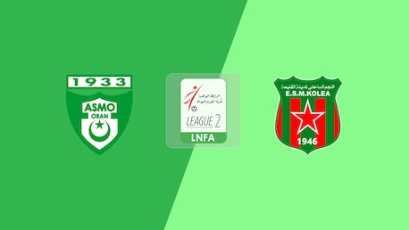 ASM Oran - ESM Koléa | Ligue 2 2025/26 | Spiel in voller Länge