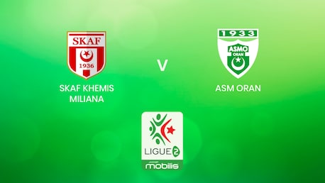 SKAF Khemis Miliana v ASM Oran | Ligue 2 2024/2025 | Algeria | Full Match Replay 