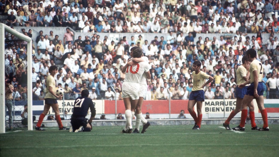 Geoff Hurst Goal 65' | England v Romania | 1970 FIFA World Cup Mexico™