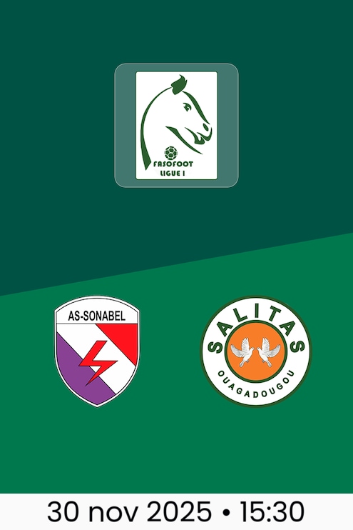 AS Sonabel x Salitas FC | Burkina Faso Ligue 1 2025-26