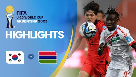 República de Corea vs Gambia | Grupo F | Copa Mundial Sub-20 de la FIFA Argentina 2023™ | Highlights