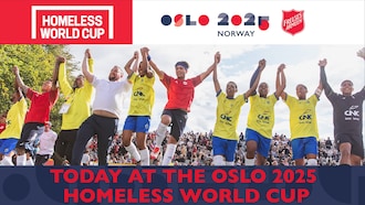 Day 1 - Today at the Oslo 2025 Homeless World Cup