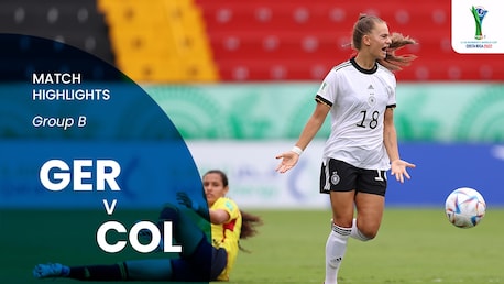 Alemania vs Colombia | Grupo B | Copa Mundial Femenina Sub-20 de la FIFA Costa Rica 2022™ | Highlights