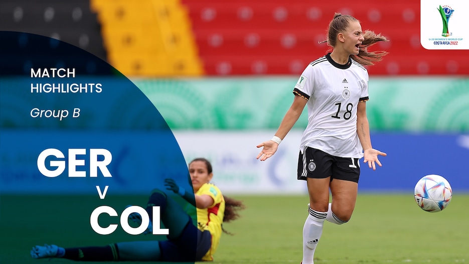 Deutschland - Kolumbien | Gruppe B | FIFA U-20-Frauen-Weltmeisterschaft Costa Rica 2022™ | Highlights