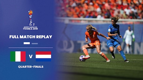 Itália x Holanda | Quartas de final | Copa do Mundo Feminina da FIFA França 2019 | Jogo completo