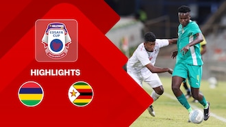 Maurice - Zimbabwe | Phase de groupes | HOLLYWOODBETS COSAFA Cup 2025 | Résumé vidéo