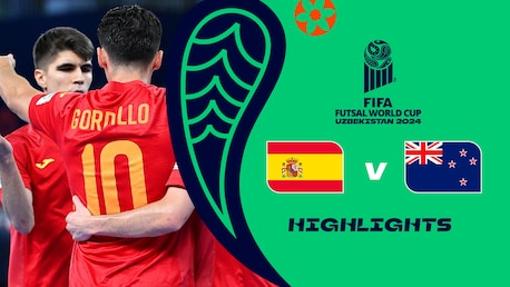 Spanien - Neuseeland | Gruppe D | FIFA Futsal-Weltmeisterschaft Usbekistan 2024™ | Highlights