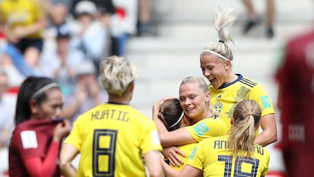 Le but de Kosovare Asllani 18' | Suède - Thaïlande | Coupe du Monde Féminine de la FIFA, France 2019™