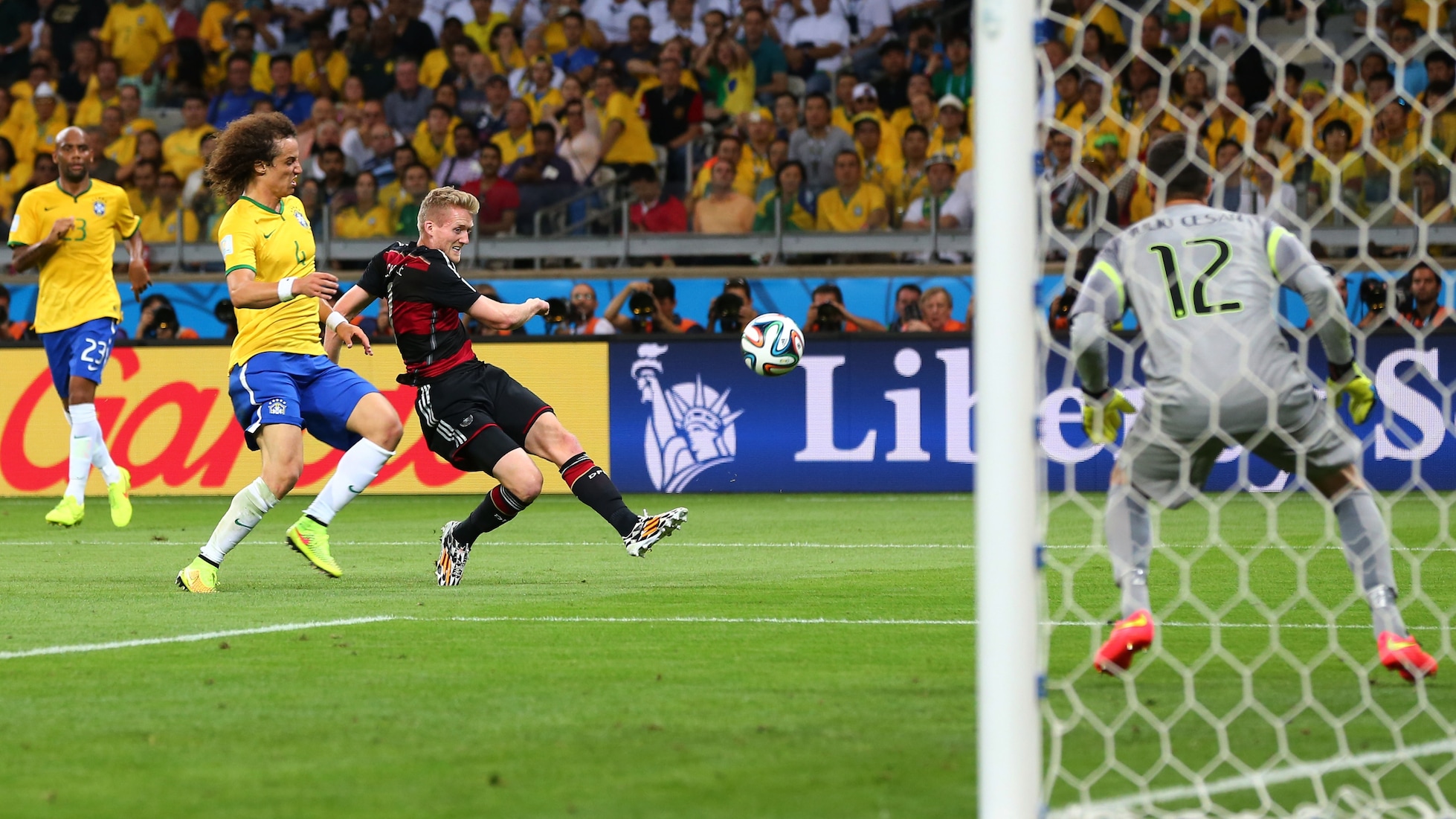 Andre Schuerrle Goal 78' | Brazil v Germany | 2014 FIFA World Cup Brazil™