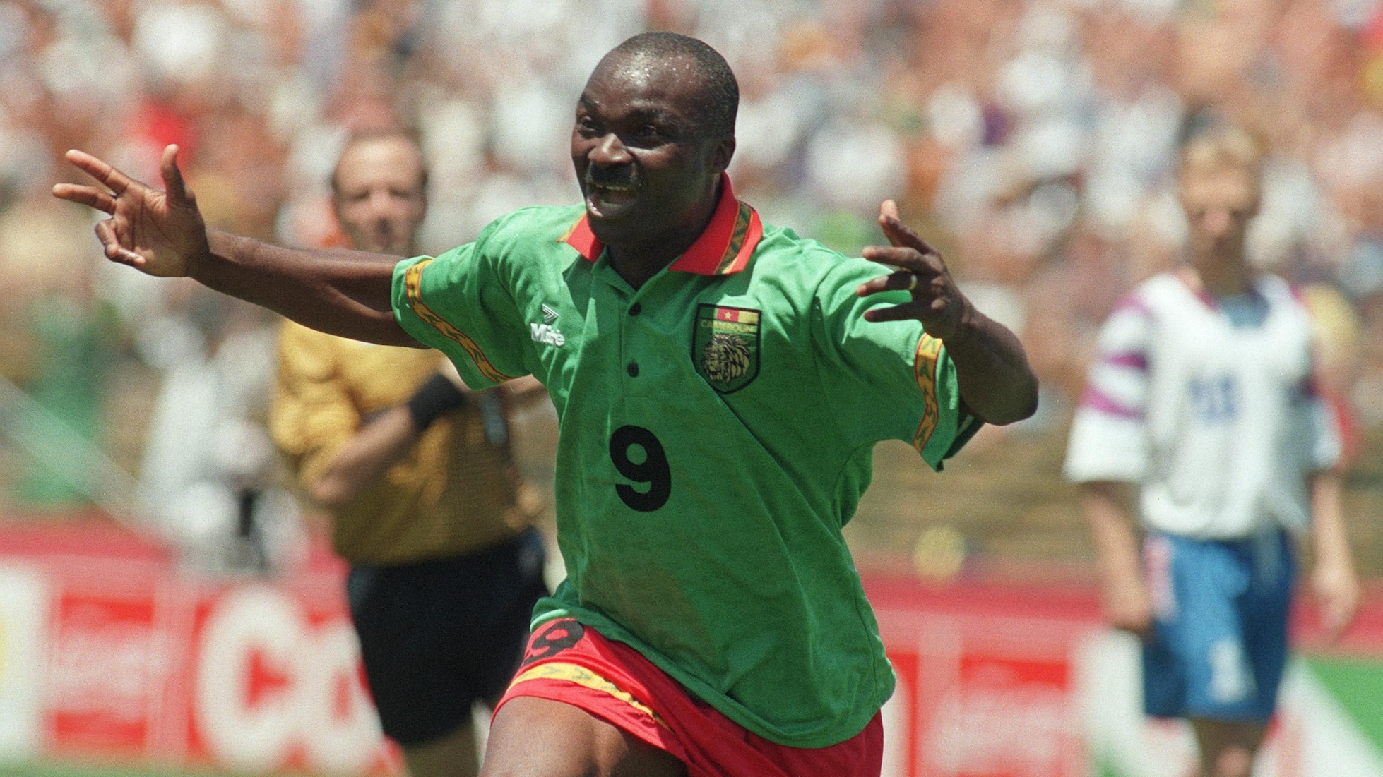 Roger Milla Goal 46' | Russia vs Cameroon | 1994 FIFA World Cup USA™