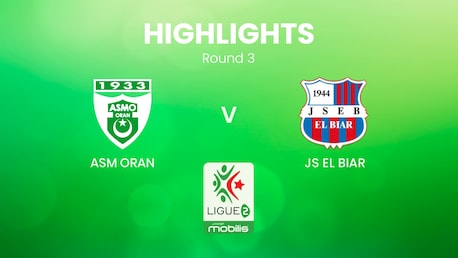 ASM Oran - JS El Biar | Ligue 2 2024/2025 | Algerien | Highlights