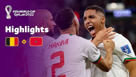 Bélgica vs Marruecos | Grupo F | Copa Mundial de la FIFA Catar 2022™ | Highlights