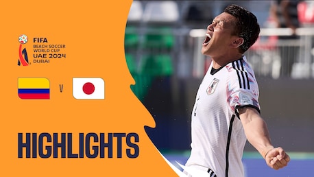 Colombie - Japon | Groupe C | Coupe du Monde de Beach Soccer de la FIFA, Émirats Arabes Unis 2024 Dubaï™ | Résumé vidéo