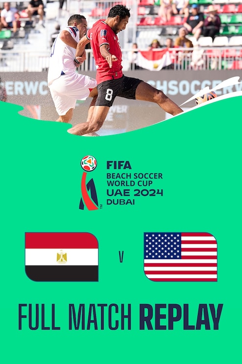 Egito x Estados Unidos | Grupo A | Copa do Mundo de Beach Soccer da FIFA Emirados Árabes Unidos 2024 Dubai™ | Jogo completo