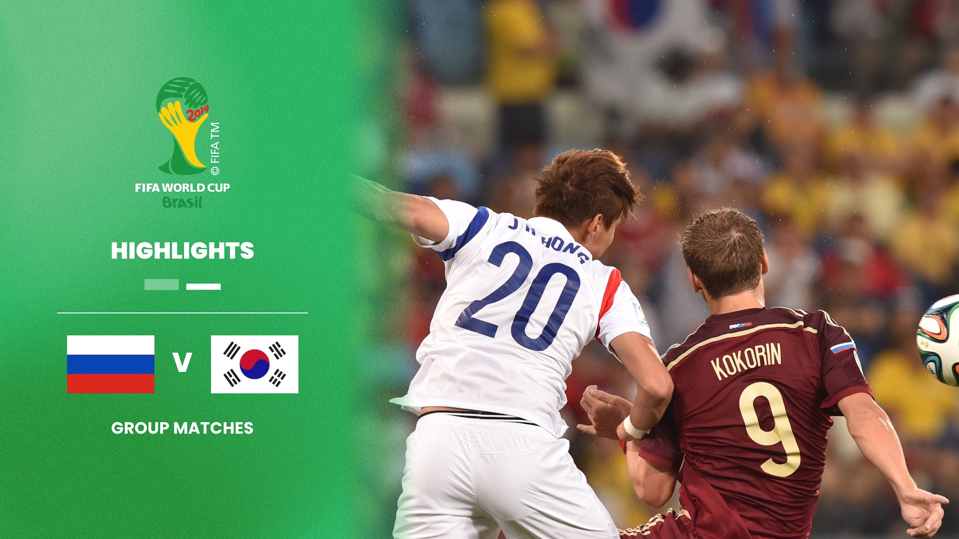 Russia - Corea del Sud | Gruppo H | Coppa del Mondo FIFA Brasile 2014 | Highlights