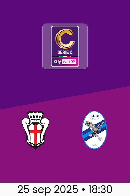 Pro Vercelli vs Lecco | Grupo A | Serie C 2025/26