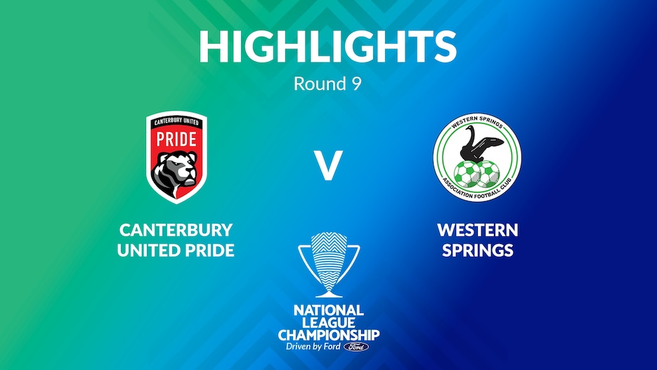 Canterbury United Pride - Western Springs | Women's National League Championship 2024 | Highlights