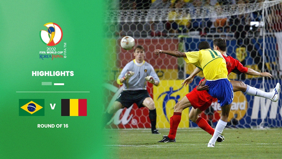Brasil x Bélgica | Oitavas de final | Copa do Mundo FIFA de 2002, em Japão e Coreia | Melhores momentos