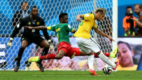 Le but de Neymar 34' | Cameroun - Brésil | Coupe du Monde de la FIFA, Brésil 2014™