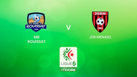 MB Rouissat x JSB Menaiel | Ligue 2 2024/25 | Argélia | Jogo Completo
