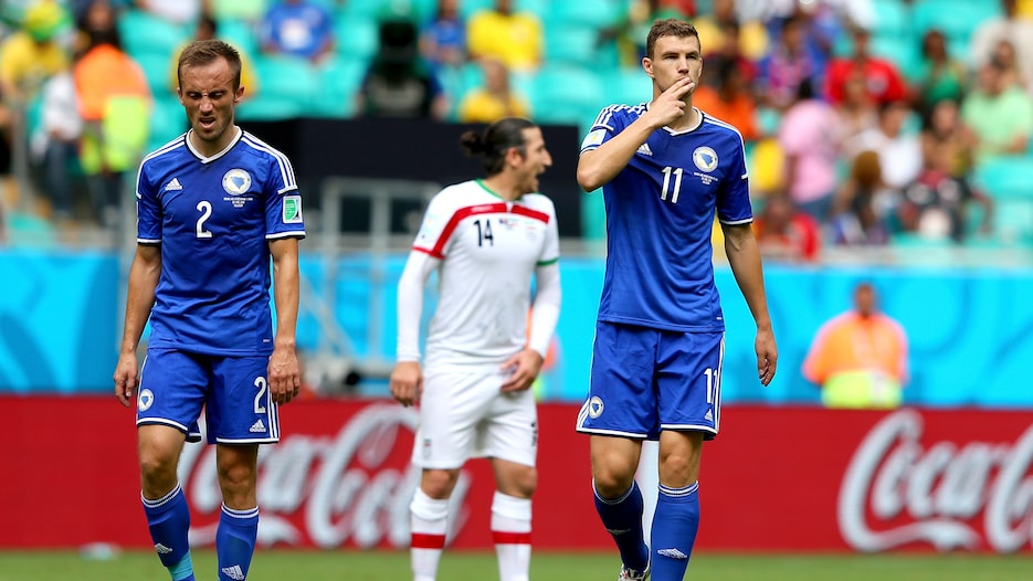 Le but de Edin Dzeko 22' | Bosnie-et-Herzégovine - RI Iran | Coupe du Monde de la FIFA, Brésil 2014™
