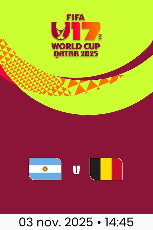 Argentine - Belgique | Coupe du Monde U-17 de la FIFA, Qatar 2025™