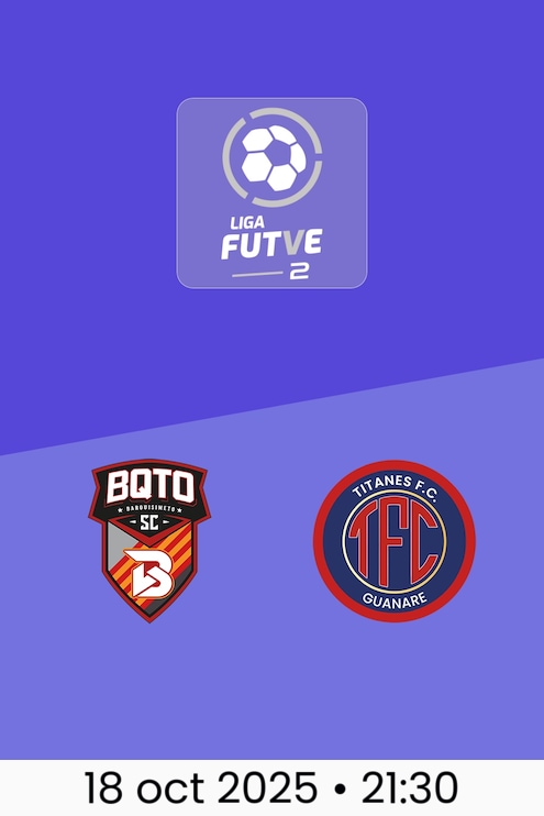 Barquisimeto SC vs Titanes FC | Liga FUTVE 2 - 2025