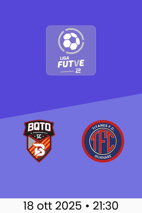Barquisimeto SC - Titanes FC | Liga FUTVE 2 - 2025