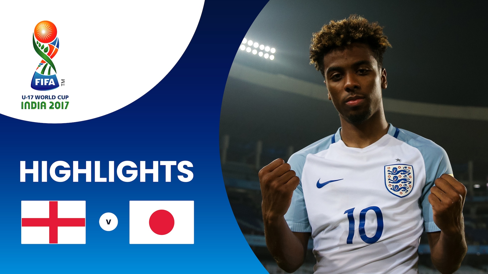 Inglaterra vs Japón | Octavos de final | Copa Mundial Sub-17 de la FIFA India 2017™ | Highlights
