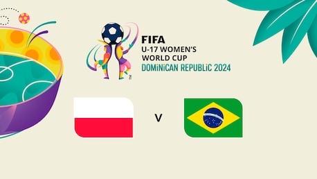 Polonia vs Brasil | Grupo D | Copa Mundial Femenina Sub-17 de la FIFA República Dominicana 2024™ | Partido Completo