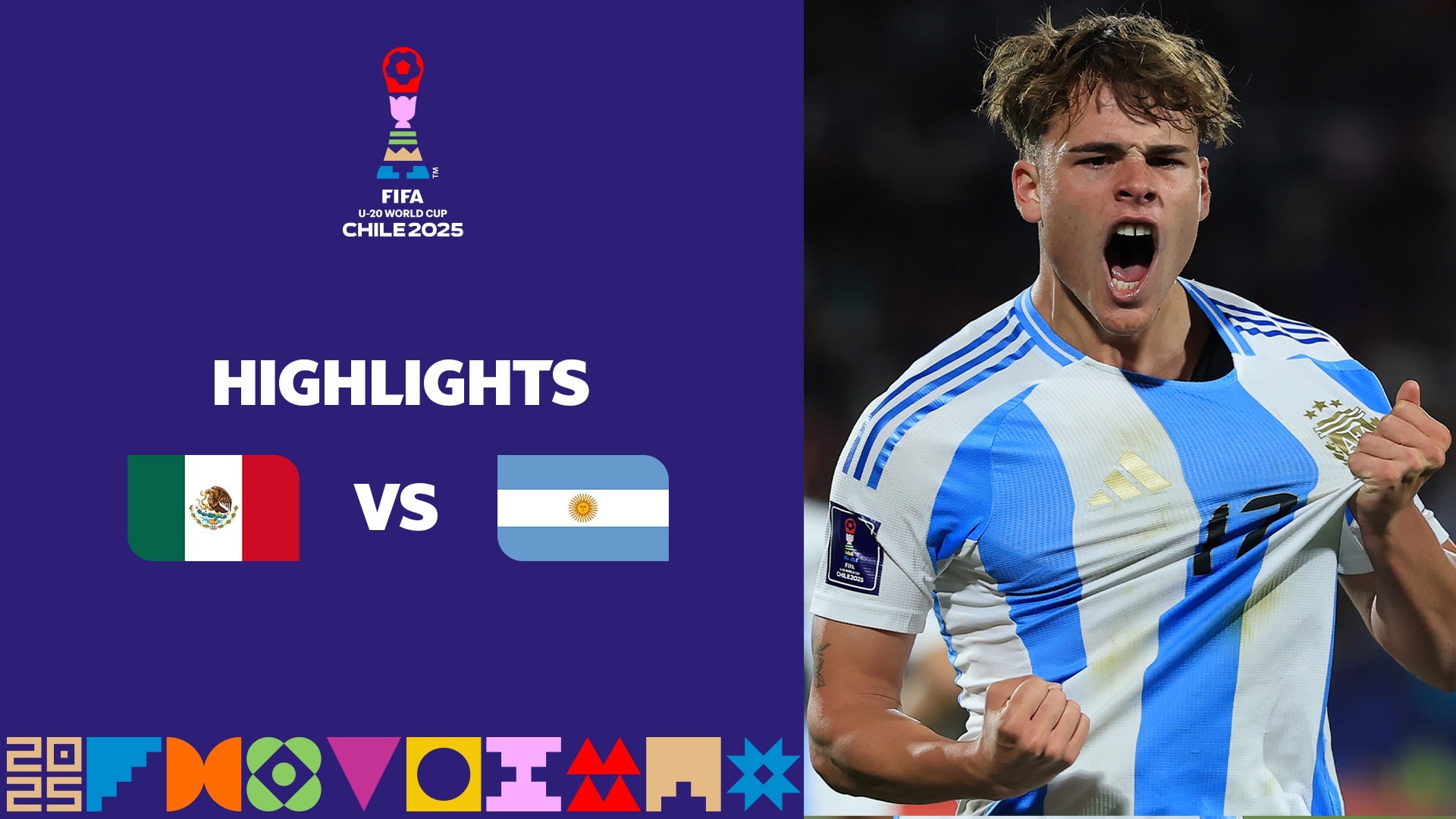 Mexique - Argentine | Quarts de finale | Coupe du Monde U-20 de la FIFA, Chili 2025™ | Résumé vidéo