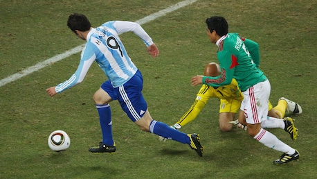 Gonzalo Higuain Goal 32' | Argentina v Mexico | 2010 FIFA World Cup South Africa™