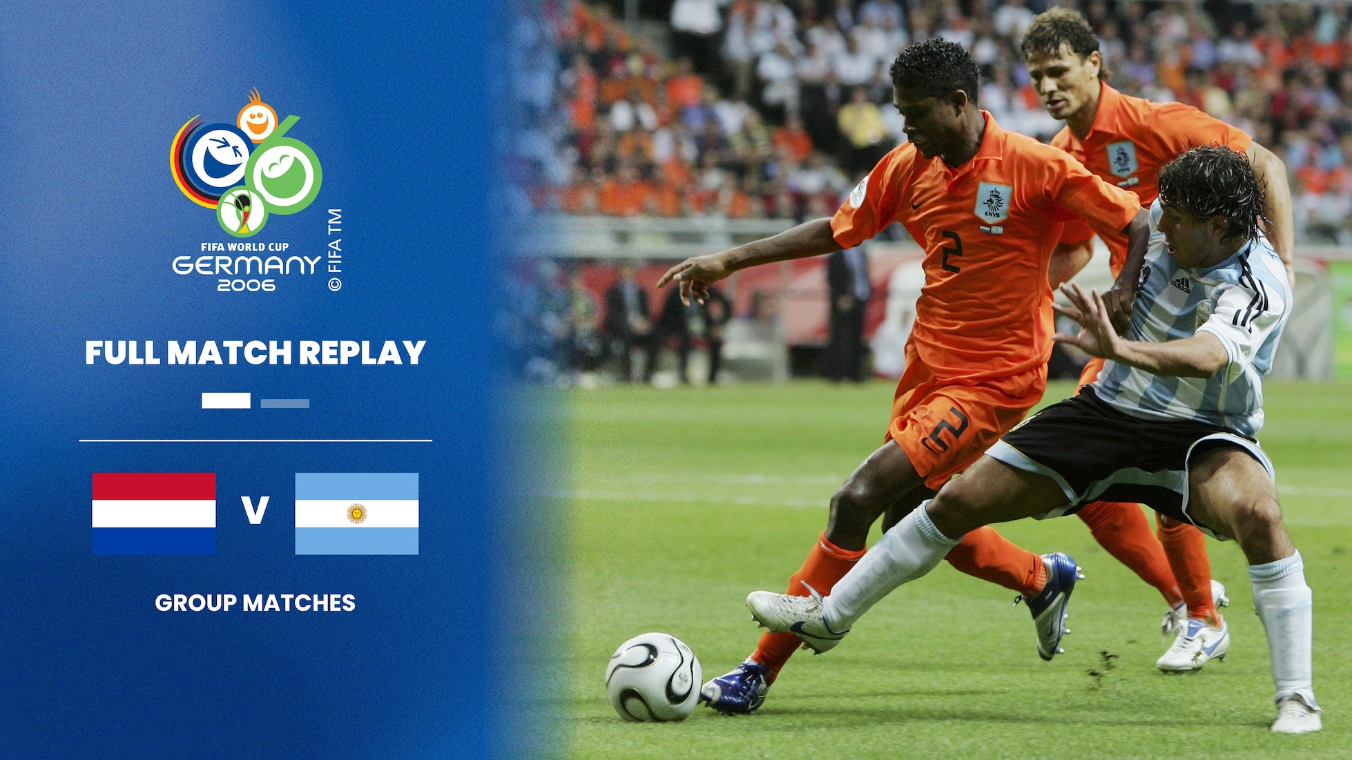 Holanda x Argentina | Grupo C | Copa do Mundo da FIFA Alemanha 2006™ | Jogo completo