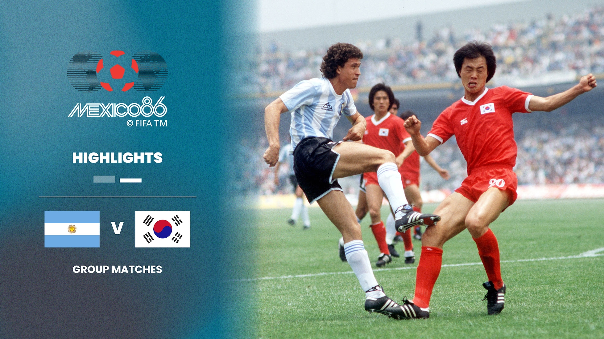 Argentina vs República de Corea | Grupo A | Copa Mundial de la FIFA México 1986™ | Highlights