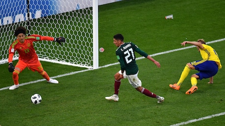 Le csc de Edson Alvarez 74' | Mexique - Suède | Coupe du Monde de la FIFA, Russie 2018™