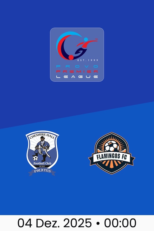 Cheshire Hall FC - Flamingo FC | Provo Premier League 2025-26